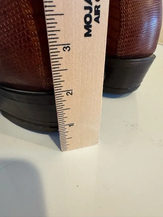 Tony Lama Lizard Cowboy Boots Men’s Western Leather USA Made Size 9.5D - Picture 13 of 13